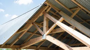 budowa dachu jednospadowego