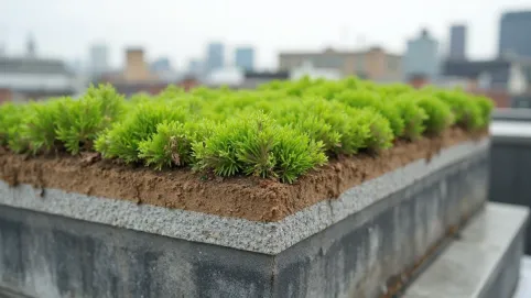 budowa zielonego dachu