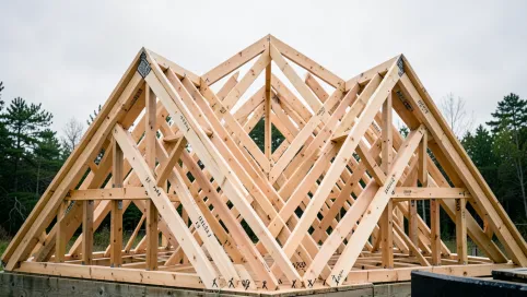 Co ile krokwie na dachu dwuspadowym