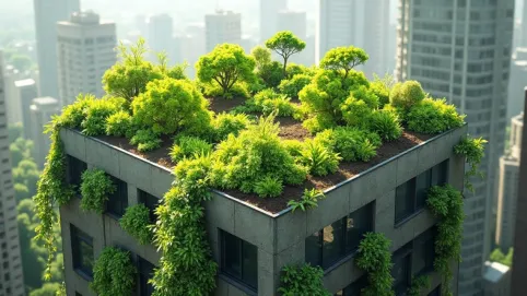 co to jest zielony dach