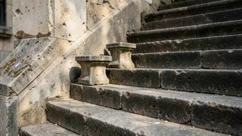 Cokoliki na schodach