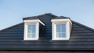 czarny dach jakie okna