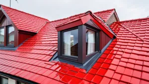 Czerwony dach jakie okna