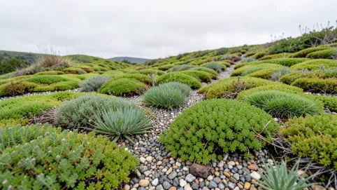 czy na dachu zielonym ekstensywnym przy spadku 5 potrzebny drenaż