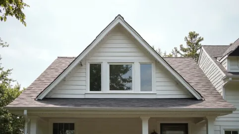 dach dwuspadowy z jaskółką