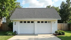 dach garażu jednospadowy