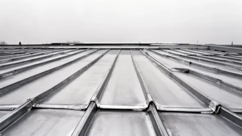 dach płaski blacha trapezowa