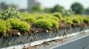 Dach zielony ekstensywny warstwy