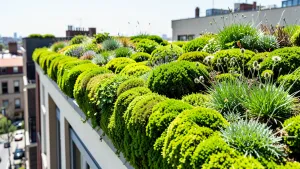 Dach zielony intensywny