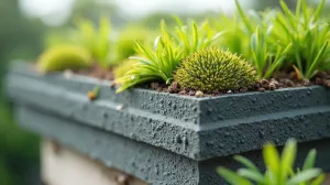 Dach zielony intensywny warstwy