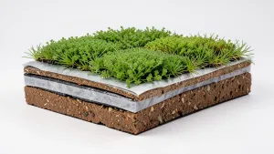 Dach Zielony Przekrój