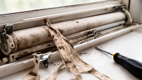 Demontaż rolety dzień noc