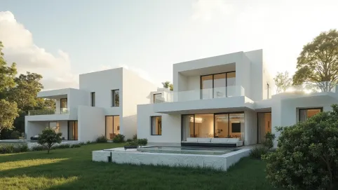 domy nowoczesne z płaskim dachem