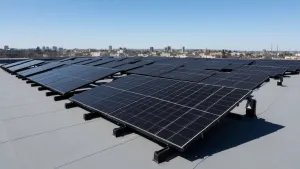 Fotowoltaika na dachu płaskim