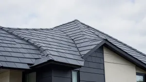 Grafitowy dach jaka elewacja