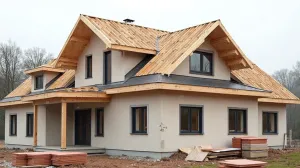 ile kosztuje budowa dachu dwuspadowego