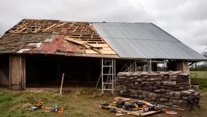 ile kosztuje wymiana dachu na stodole