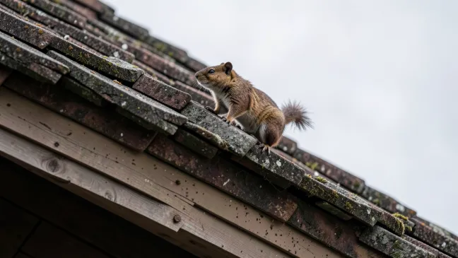 Jak kuna wchodzi na dach