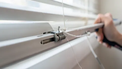 Jak naprawić zerwany sznurek od rolety zewnętrznej