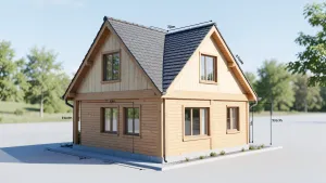 Jak obliczyć kubaturę budynku z dachem dwuspadowym