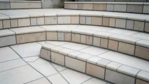 Jak położyć płytki na schodach półokrągłych