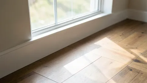 Jak układać panele względem okna