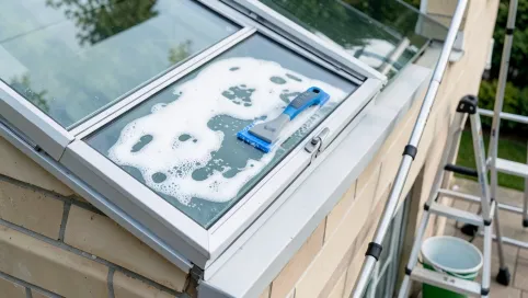 Jak umyć okno dachowe z zewnątrz
