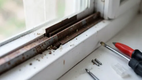 Jak usunąć stare prowadnice od rolet