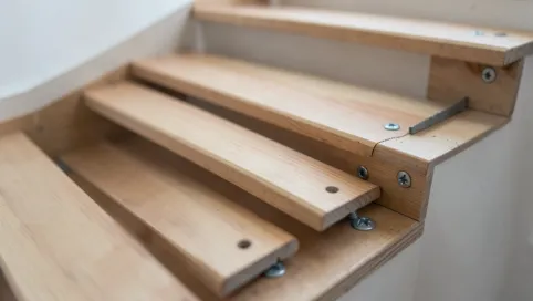 jak zamontować lamele przy schodach