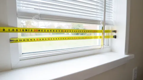 Jak zmierzyć okno do rolet w kasecie