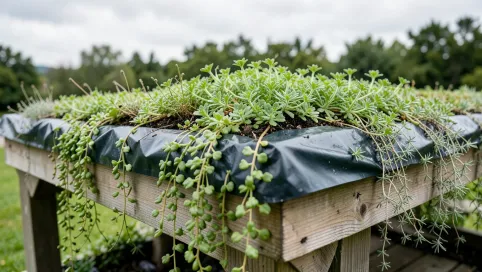 Jak zrobić zielony dach na altanie