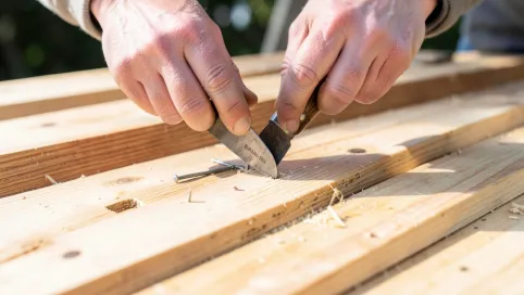 Jaka długość gwoździ do deskowania dachu