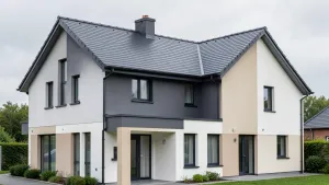 Jaki kolor elewacji do antracytowego dachu