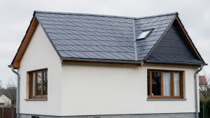 Jaki kolor elewacji do grafitowego dachu i brązowych okien