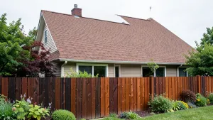 Jaki kolor ogrodzenia do brązowego dachu