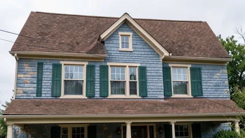 Jaki kolor pasuje do brązowego dachu