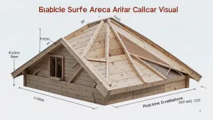 Kalkulator powierzchni dachu dwuspadowego