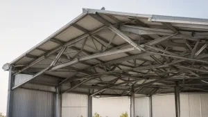 konstrukcja dachu jednospadowego stalowego