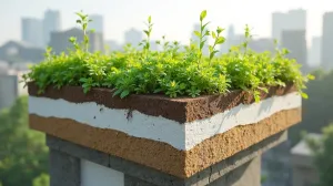 konstrukcja dachu zielonego