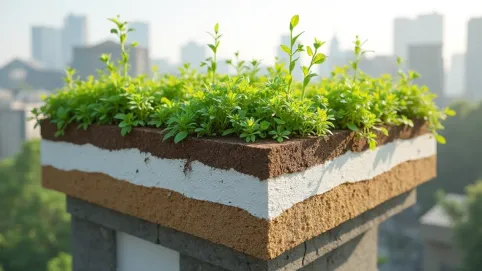 konstrukcja dachu zielonego