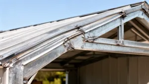 Kratownica na dach jednospadowy