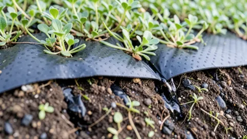 Mata drenażowa dach zielony