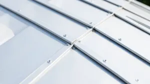 Montaż blachy trapezowej na dachu jednospadowym