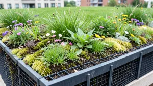 montaż dachów zielonych