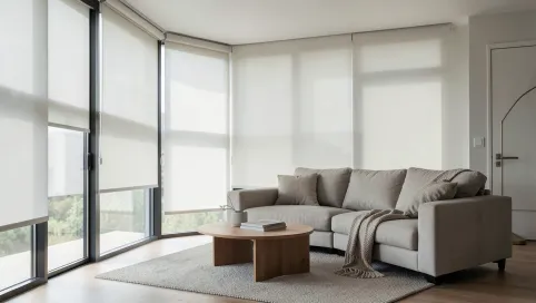 Nowoczesne rolety do salonu