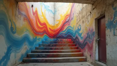 obraz na klatkę schodową