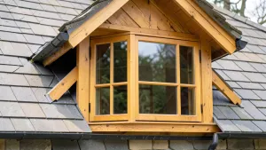 Okna złoty dąb  jaki kolor dachu