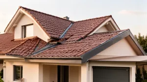 połączenie dachu dwuspadowego z jednospadowym