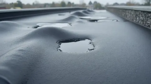 Próba szczelności dachu płaskiego