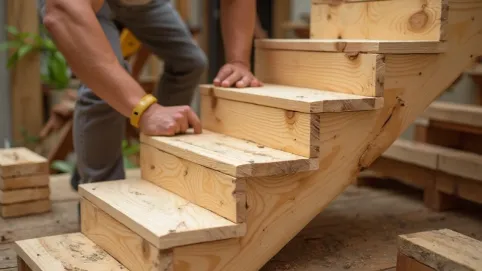 Proste schody drewniane jak zrobić